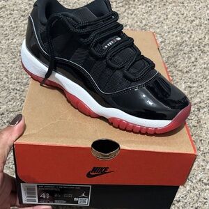 Nike Kids Sneakers - Black, White, and Red